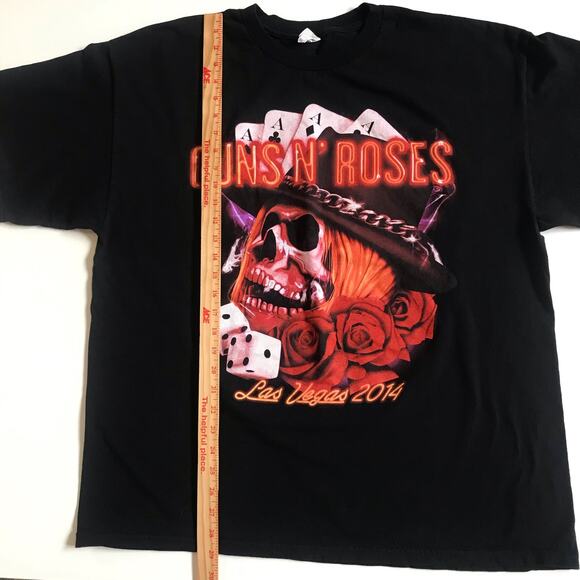 Guns N Roses GNR Adult XXL 2XL Concert Tour T Shirt Las Vegas Residency 2014 EUC - Picture 6 of 6